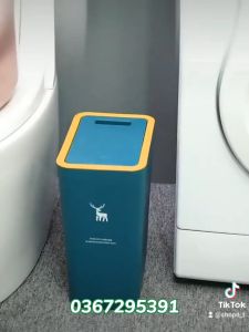 Thùng rác thông minh có nắp đậybật mở nhẹ nhàng.Chất liệu nhựa pp siêu bền đẹp