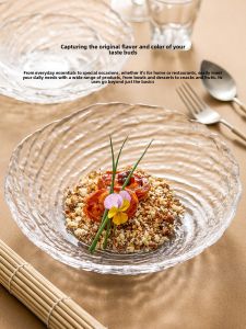 YOGEHOME | Elegant Creative Glass Bowl for Fruit Salad and Yogurt