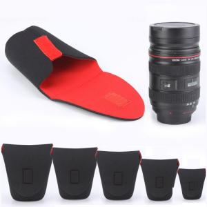 S M L XL XXL Size Neoprene waterproof Soft Camera Lens Pouch bag Case