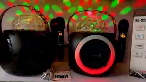 SDRD 325 SD-325 SD325 (2024 Model )Karaoke Home System with 2 Wireless Microphone Bluetooth Speaker Professional karaoke system💥BUNDLE SALE FREE GIFT💥