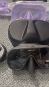 Scuba Diving Goggles Mask Snorkeling Anti Kabut Tempered Glass HD