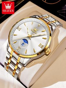 OLEVS | Sleek Business Watch with Night Light Waterproof Features