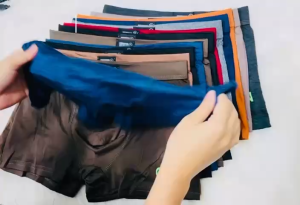 6PCS Mens Boxer Brief plain inside garter good quality cotton UNDERWEAR