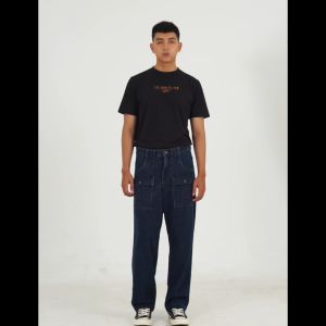 FMC Celana Jeans Pria Shibori Denim Pants 010324