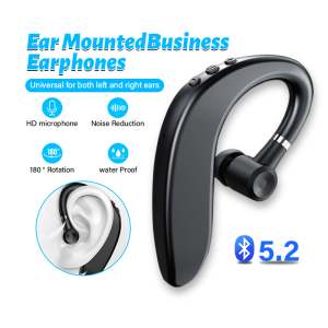 S109 Earphones Wireless with Mic Original Ear mounted Earphones Bluetooth 5.2 Wireless Sports Earbuds Waterproof Noise Cancelling In-Ear Headphones