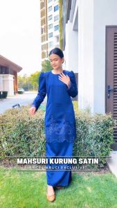 (RAYA 2027) MAHSURI Kurung Satin Vlentino Renda Labuci EXCLUSIVE Comfortable by Sibo store