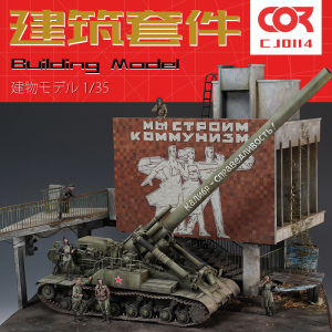 Tự Làm Thủ Công Liên Xô Cảnh Nhà Chiến Tranh Lạnh Bộ Mô Hình Tỉ Lệ 1:35 Xây Dựng Xây Dựng Mô Phỏng Quân Sự Màu Cát Mô Hình Bàn