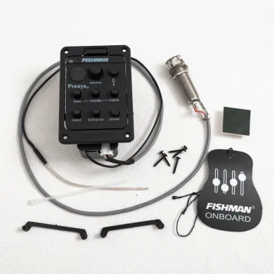 Fishman Guitar Preamp Equalizer Piezo Pickup Presys Acoustic Microphone Hybrid