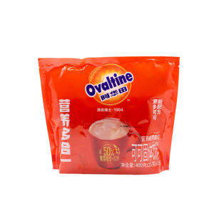 Nutritious Ovaltine Ahuat Solid Beverage 25g*16 Packs Individually Wrapped Cocoa Powder for Dormitory Coffee/Milk Drink
