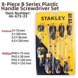 STANLEY | Magnetic Hardened Industrial Screwdriver Set Tools