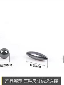 13mm 10/20/50pcs Round Magnet Balls Black Sphere Ferrite Healing Stones Bracelet Bead Puzzle Game Men Jewelry for Home Decor