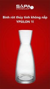Bình Thủy Tinh Không Nắp Ypsilon Bormioli Rocco - 1 Lít