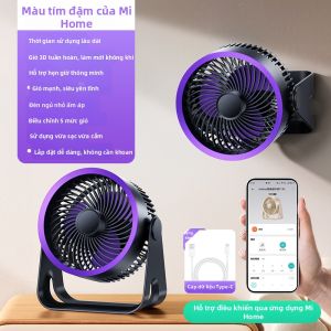 KUMENG | Quạt Điều Hòa Mini Thông Minh KUMENG Kết Nối App Mi Home Gió Lạnh Tích Điện 18h Dạng Kẹp Đa Năng
