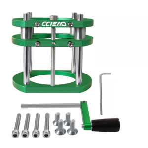 65mm Router Lift System with 4-Jaw Clamps & Stainless Steel Rods | Complete Heavy-Duty Lifting Kit for Precision Routing