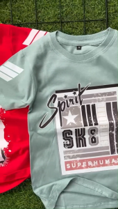 Paket 3 Pcs Baju Kaos Distro Anak Laki-Laki Perempuan Bahan Katun 30s Premium Tebal & Tidak Panas KKA18