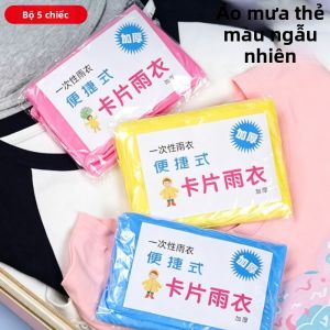 BAOWEI | Áo Mưa Dùng Một Lần Chống Thấm Nước Tiện Lợi Kiểu Mỏng