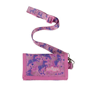 กระเป๋าสตางค์เด็กผู้หญิงลายนางฟ้ายูนิคอร์นกระเป๋าสตางค์หนังแฟ้มสามชั้นกระเป๋าใส่บัตร Dompet Koin 5นิ้ว