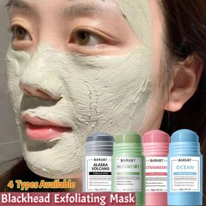 EELHOE | Alaska Volcano Mask Mugwort Cleansing Mask Stick Shrink Pores Acne Deep Blackhead Remover Facial Cleansing Moisturizing Mask 40g