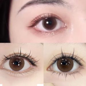 (COD)-FUNSACHY BLOOM 1Pair Chocolate Contact Lens 14.5mm Nature Black Contact Lens Yearly Lens