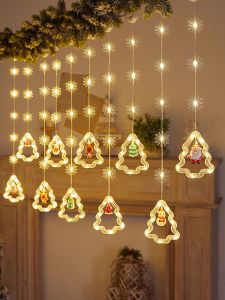 BEAUTY IN THE LIGHT | Christmas Decorative LED String Lights Snowflakes and Stars