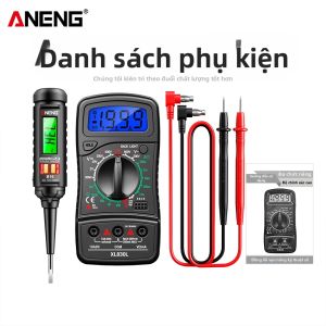 ANENG | Máy Đo Vạn Năng Kỹ Thuật Số ANENG XL830L 1999 Hiển Thị Số Đo Đo Điện Áp AC/DC Dòng Điện Điện Trở Kèm Bút Thử Điện B16 Miễn Phí Dụng Cụ Đo Điện