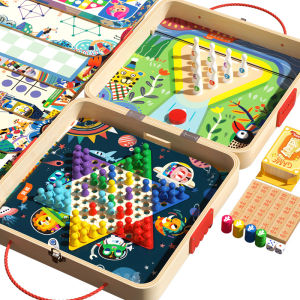 MWZ | Educational All-in-One Chess Board Table Game