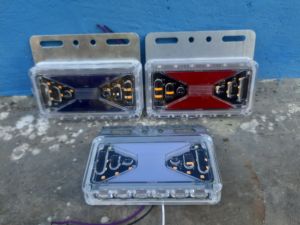lampu bak samping truk 12 volt dan 24 vol model ukir