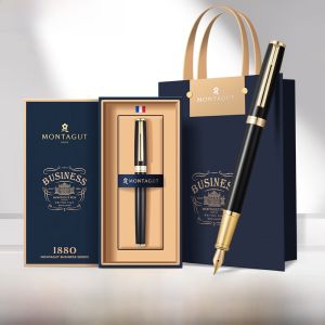 Bút Chì Montagut Dành Cho Nam Cao Cấp Bút Chì Kim Loại Văn Phòng Phẩm Kinh Doanh Cao Cấp Bút Chì Chữ Hán Cứng Hộp Quà Tặng Dành Cho Người Lớn Và Học Sinh