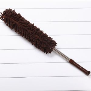 Chenille Dust Remove Brush Retractable Household Feather Duster Dusting Brush Cleaning Roof Long Soft Hair Brush Duster