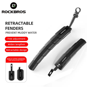【Giao hàng địa phương】ROCKBROS Chắn Bùn Xe Đạp Tấm Chắn Bùn Xe Đạp Di Động Có Thể Thu Vào 24-29 Tấm Chắn Bùn Xe Đạp Leo Núi Mở Rộng Kéo Dài Trước Và Sau Chống Nước Và Chống Bùn