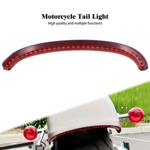Motorcycle Rear Fender LED Turn Signals Brake Stop Tail Light Running Lamp Red For Harley Softail Street Bob FXBB 2018-2025