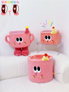 INS Special-Interest Design Storage Toys Snacks Storage Basket Cashmere Sundries Cosmetics Household Sundries Desktop Basket