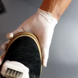 UC88 Sikat Sepatu Tas Suede Kulit Nubuck 3 Sisi Mencuci Nubuck Brush Penghilang Noda Suede Nubuck