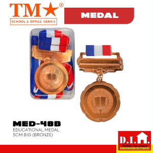 Do It Home TM Academic Medal 4cm Bronze MED-4B