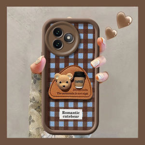 Redmi K80 Phone Case Full Cover Plush Silicone Anti-Fall Protection Lanyard Extreme Speed Version Cute Bear Design