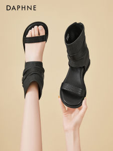 Daphne | Dép Sandal Gót Nâng Đế Kẹp Kiểu Cổ Điển