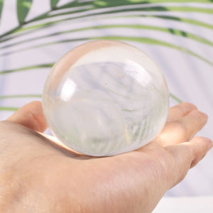 Slow Rebound Stress Relief Ball - Clear Maltose Syrup Squeeze Toy for Adults & Kids Anti-Anxiety Fidget Sensory Toy Party Gift