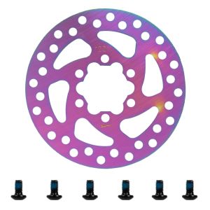 120mm Thép Không Gỉ Phanh Đĩa Cánh Quạt Kèm Ốc Vít Cho VSETT 9/9 + ZERO 8X 9 Xe Điện Thay Thế Phanh Đĩa Cánh Quạt