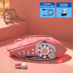 Thecoo | Silent Rechargeable Mechanical Gaming Mouse