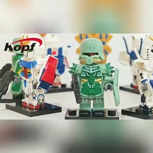DIY Mainan Robot Balok Bata Mainan Block Toys Anak Laki-laki 3D Puzzle Susun Blok Robot Blok Bangunan Baja Mecha Mainan