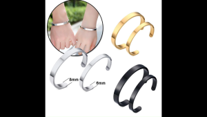 [HCM]Vòng tay đôi  titan freesize vòng tay cặp vòng tay cặp đôi CHỐNG GỈ - Người Đẹp Vì Lụa