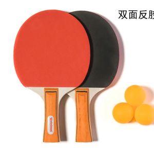 Fast Delivery Table Tennis Ping Pong Bat Beginner Set (2 bats + 3 balls)