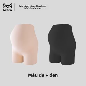Quần lót an toàn cho bà bầu MiiOW lưng cao chống lộ quần ngắn hai trong một