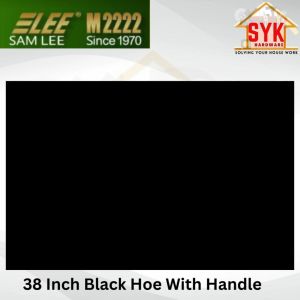 SYK Samlee C0201 C0202 38 Inch Small Large Black Hoe Handle Outdoor Gardening Tools Cangkul Besi Rumput