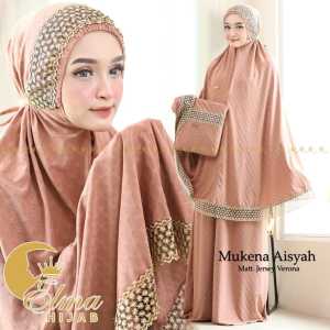 Mukena Aisyah Renda Cantik Plus Tas Traveling By Elma Hijab