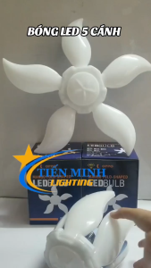 Đèn led cánh quạt 3 cánh 45w/ 4 cánh 60w/ 5 Cánh 75w đui E27 thông dụng gấp gọn tiện lợi