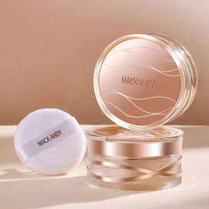✣Air set makeup powder concealer waterproof do not take off makeup skin through clear absolutely purple pearl with fine flash powder✲