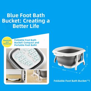 Little seal | Folding Tall Foot Bath Tub for Home Use