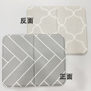 หมอนรองนั่ง PVC หนา กันน้ำ ป้องกันความชื้น ขนานยนต์พับได้ เรียบเรียบ สไตล์อังกฤษ สำหรับในบ้าน