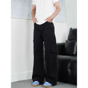 Quần Jeans Công Sở Retro Mỹ Màu Kaki Cho Nam Và Nữ Quần Dài Thường Ngày Ống Thẳng Thời Trang Cho Pa Trung Và Nữ